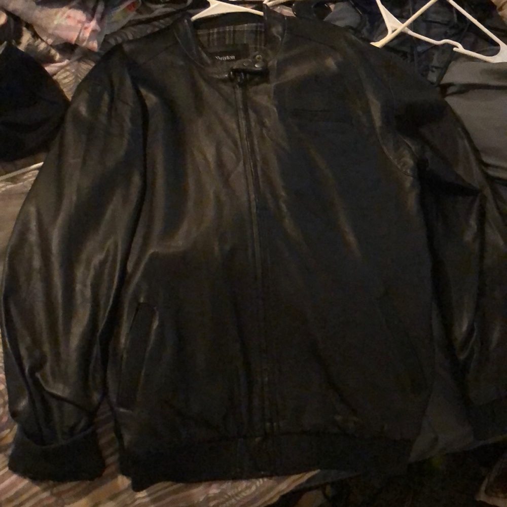 Brixton Faux Leather Jacket